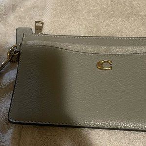 Coach L Zip Wristlet